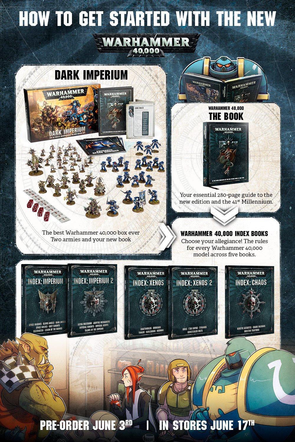 Dark Knights Objective Marker Set compatible with Warhammer 40,000 games
