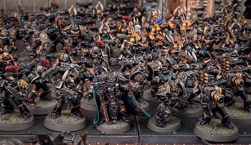 WARHAMMER 40K CHAOS ARMY MANY UNITS TO CHOOSE FROM