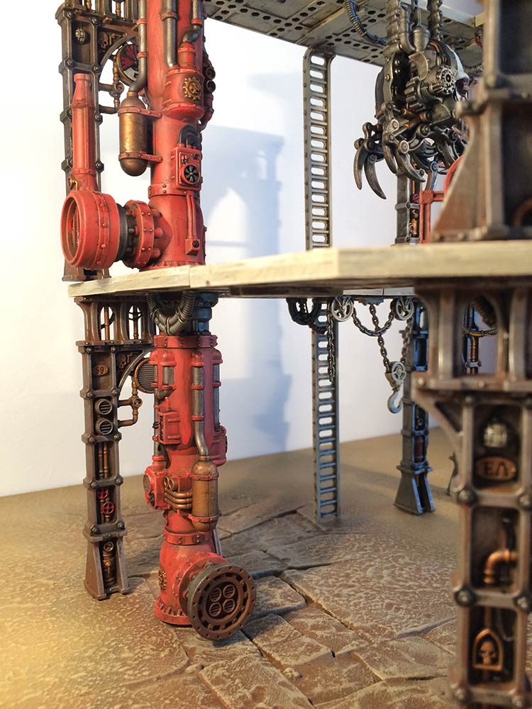 Details about   Industrial pipe crossing Kromlech Scenery 40K NEW HDF mechanicus sector 