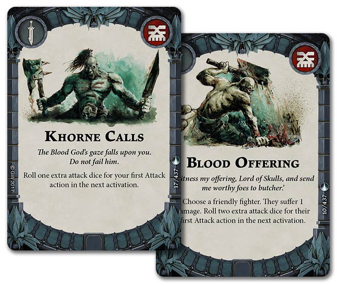 Shadespire Warhammer Underworlds Garrek's Reavers promo cards Games Workshop 