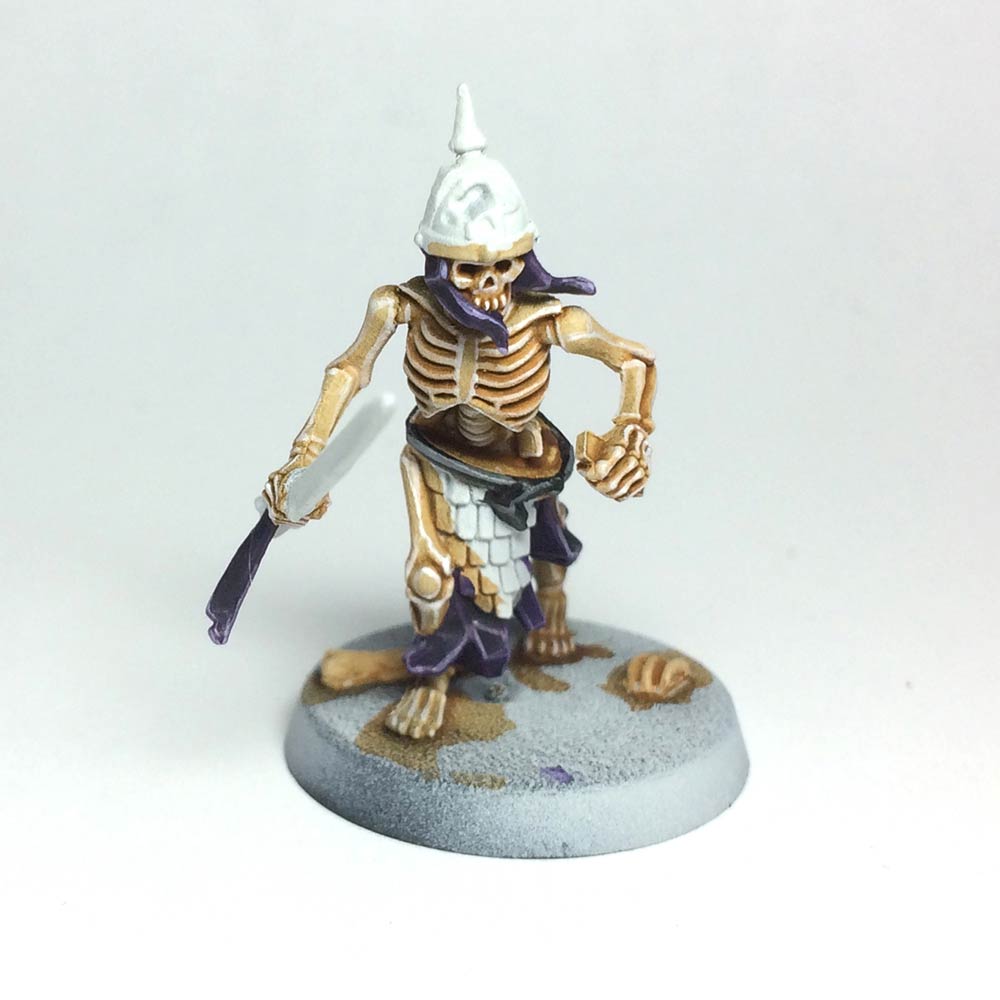 How to Paint Skulls and Bone on Miniatures (3 Easy Steps