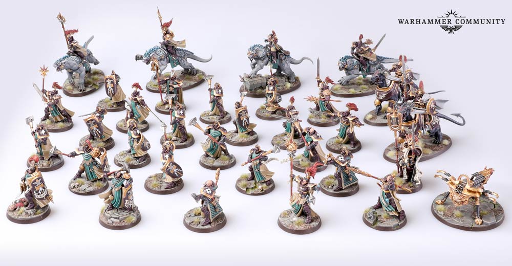 Stormcast Eternals army painted Soul Wars Warhammer Age of Sigmar AOS