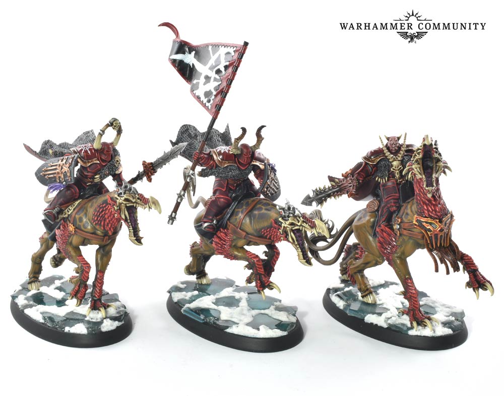 Pferd Chaos Knights Slaves to Darkness Warhammer Age of Sigmar Bitz A0227