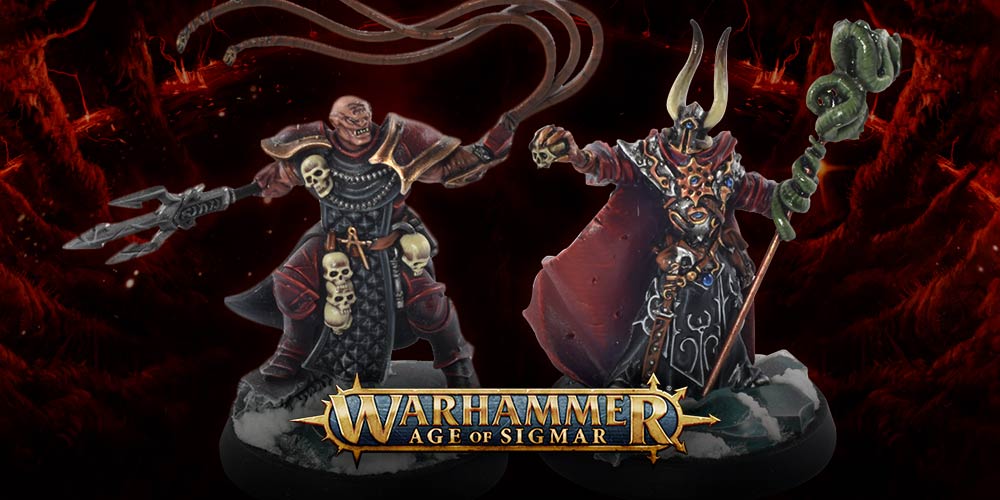 Corne Chaos KNIGHTS slaves to darkness warhammer Age of sigmar BITZ a0245 