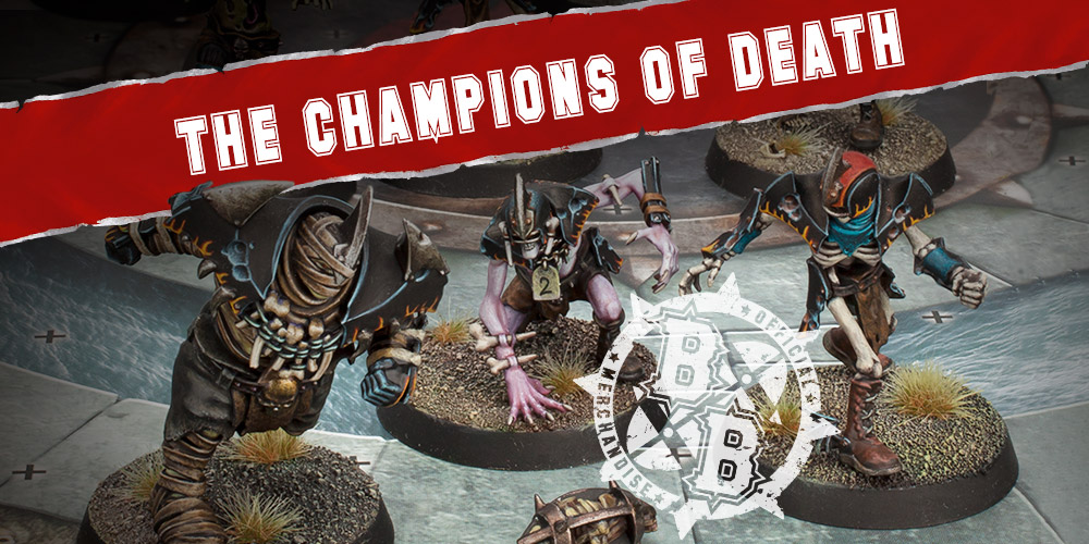 x 7 The Champions of Death Warhammer Blood Bowl Shambling Undead Team Bloodbowl 