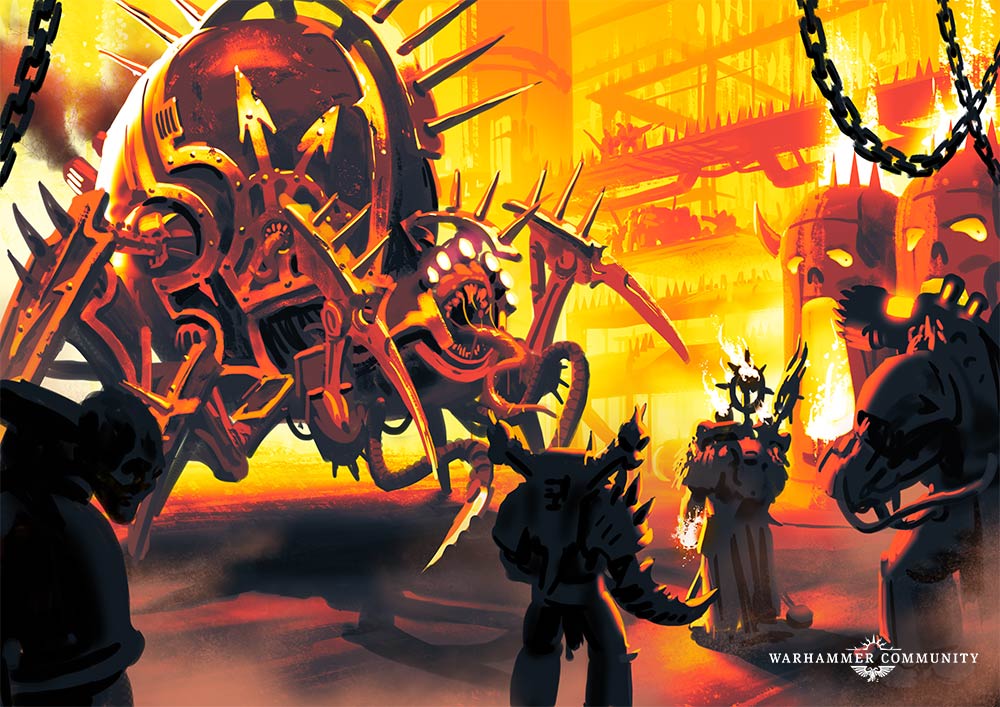 Grim Dark Corners: Forging Daemon Engines - Warhammer Community