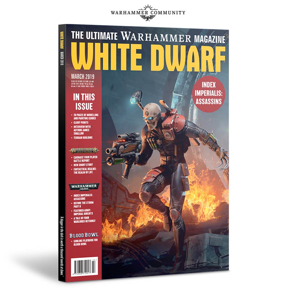 White Dwarf Magazine March 2019Games Workshop 