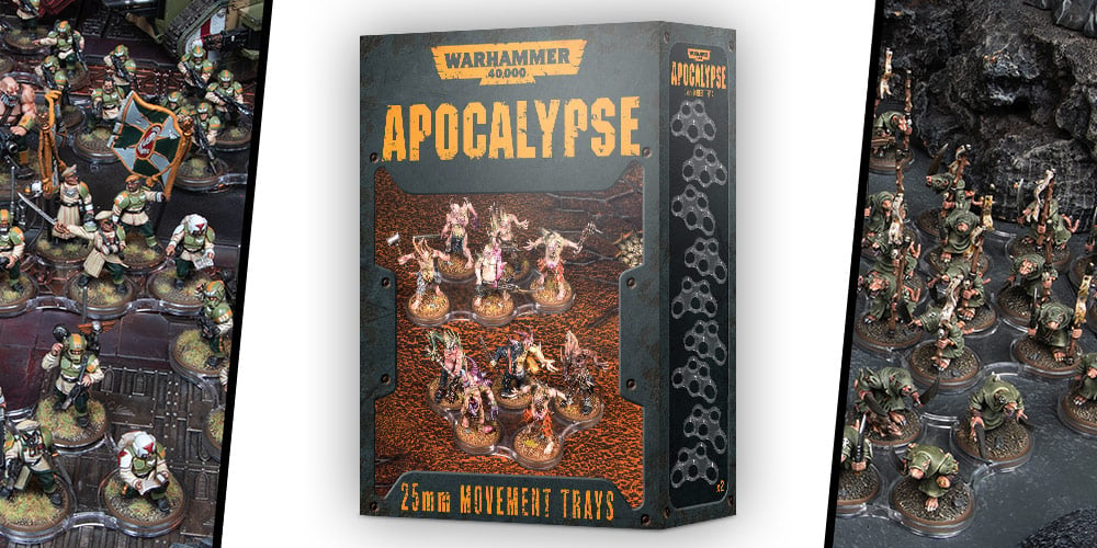 Games Workshop Warhammer 40,000 Apocalypse 32mm Movement Trays