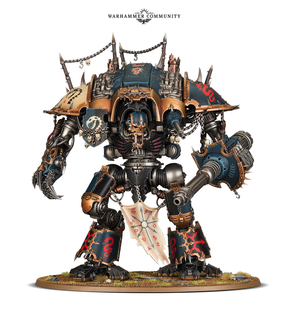 warhammer 40000 Chaos knight rules preview