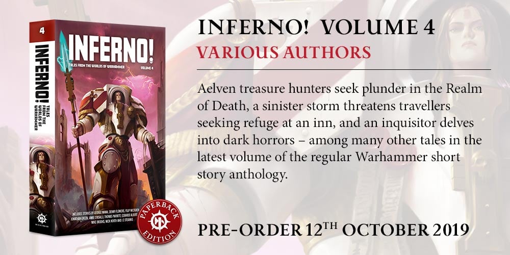 Programme des publications The Black Library 2019 - UK - Page 4 BLComingSoon-InfernoVol4PB