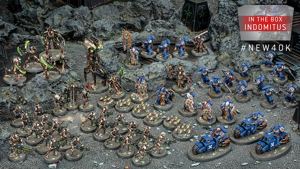 Warhammer 40,000/ 40k Indomitus Painted and Unpainted Custom Necron Bases
