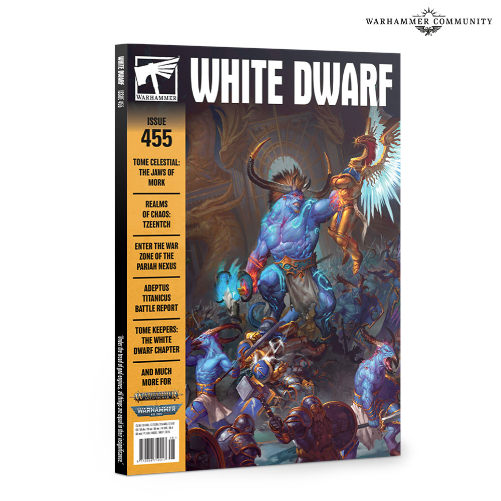 White Dwarf Warhammer 40k Magazine Issue 455 for sale online 