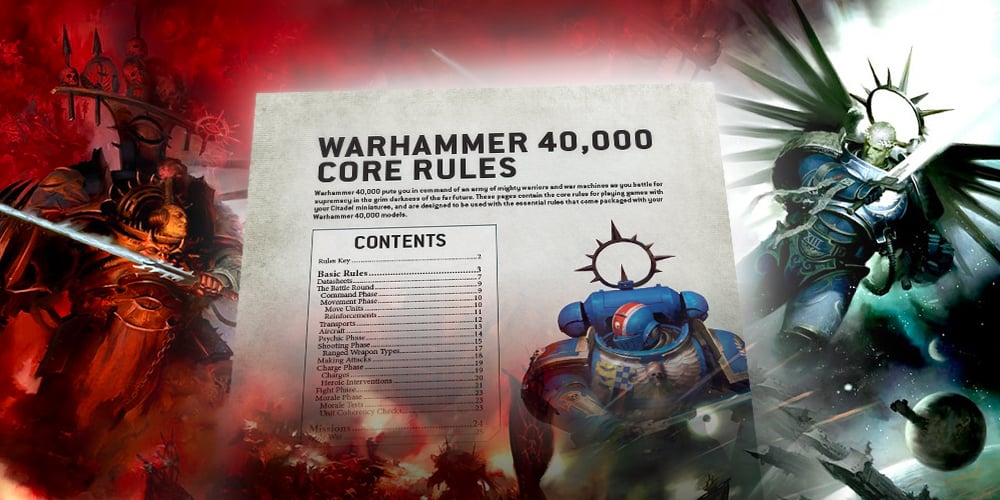 sealed 8th edition rules rule book core 40k new WARHAMMER 40,000 RULEBOOK