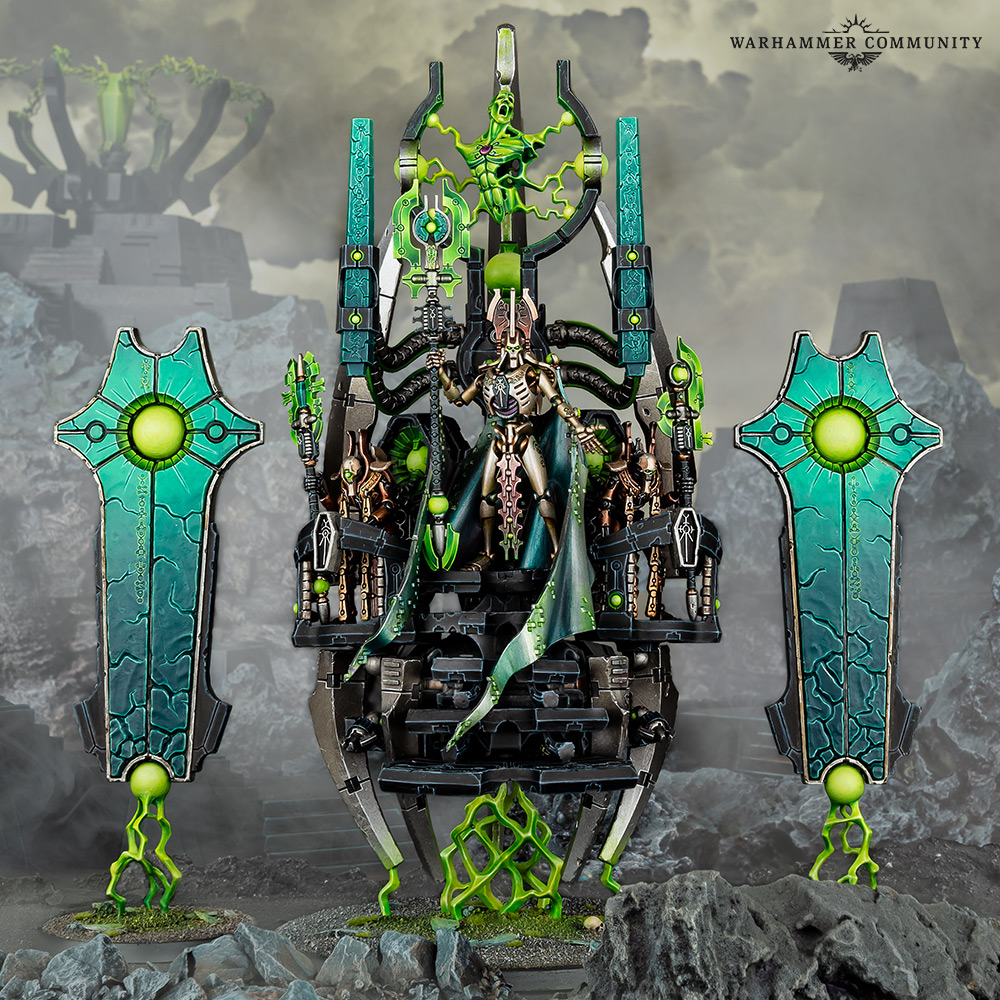 Silent King Chariot ONLY BARGE Necrons Szarekh NO RIDERS Warhammer 40K Necron