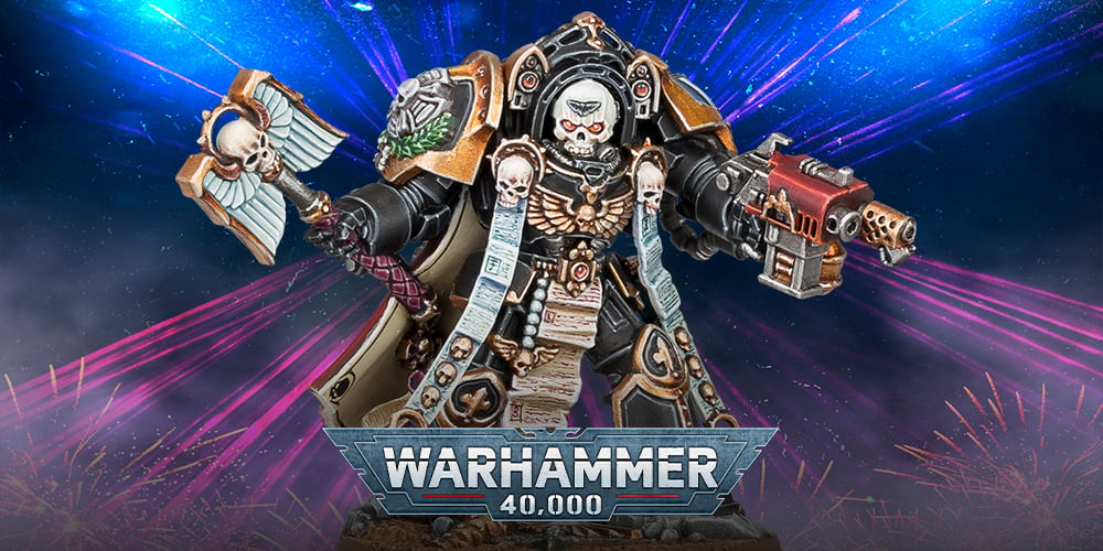 Warhammer 40,000 Terminator Chaplain Tarentus Commemorative Series Limited New 