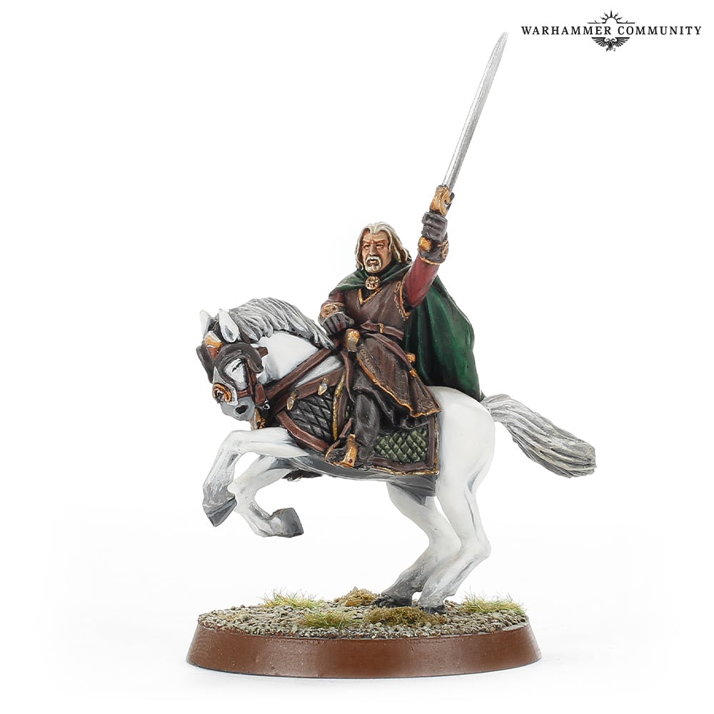 Hama Hama on foot Rider of rohan citadel gw games workshop lotr the hobbit defender 