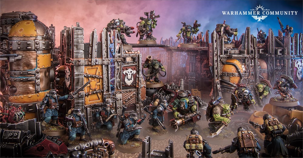 Warhammer 40k Kill Team Octarius Ork Shanty Town Terrain Bits 