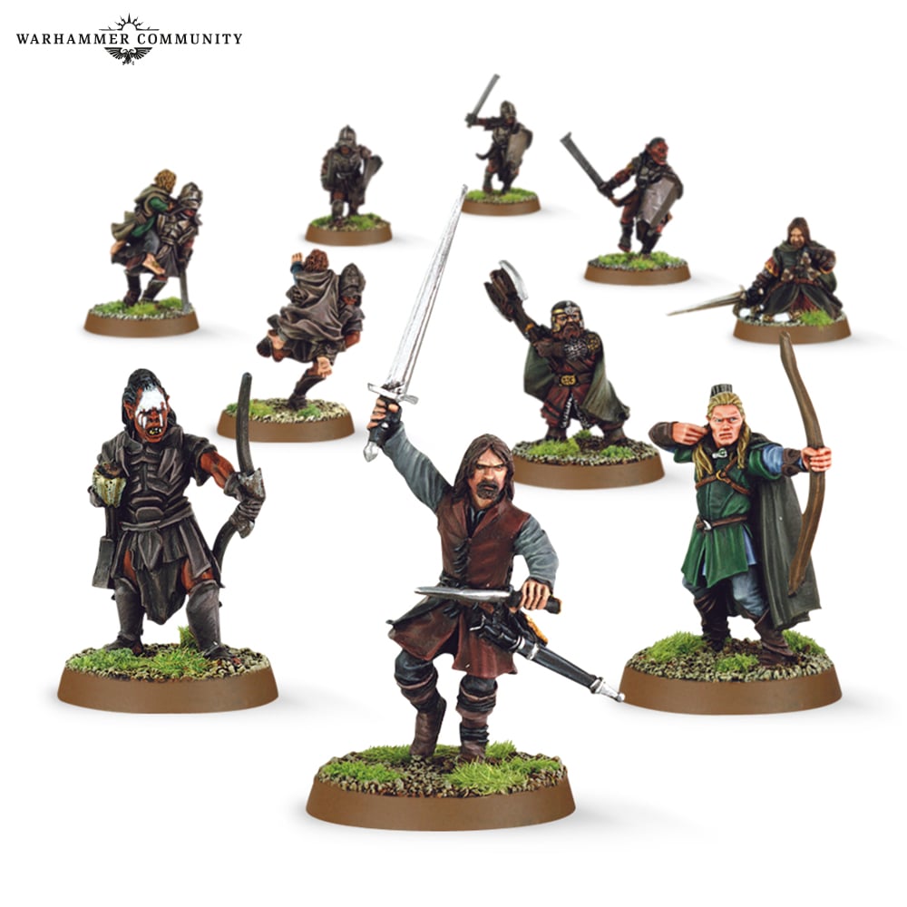 Different Miniatures from Middle-Earth Mithril, Citadel, LOTR, MERS, MERP, GW 