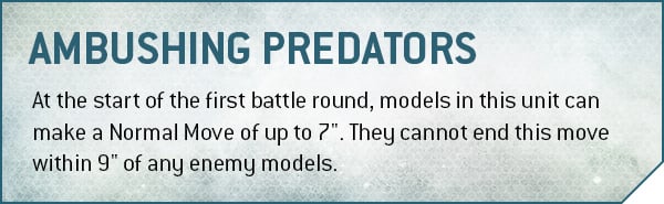Ambushing Predators