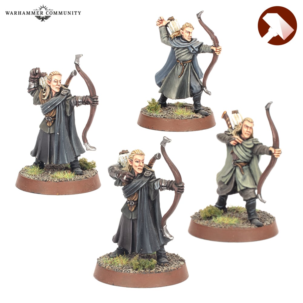 Warhammer Elf Command The Lord of the Rings metal new 