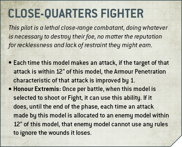 Close quarters Fighter