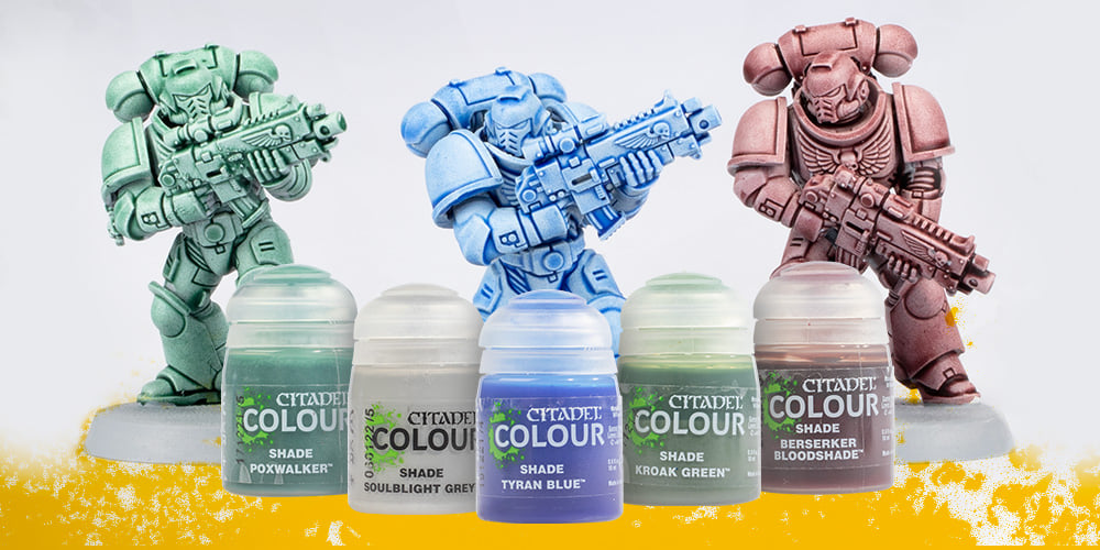 Top Tips for Using the Seven All-new Shade Paints - Warhammer