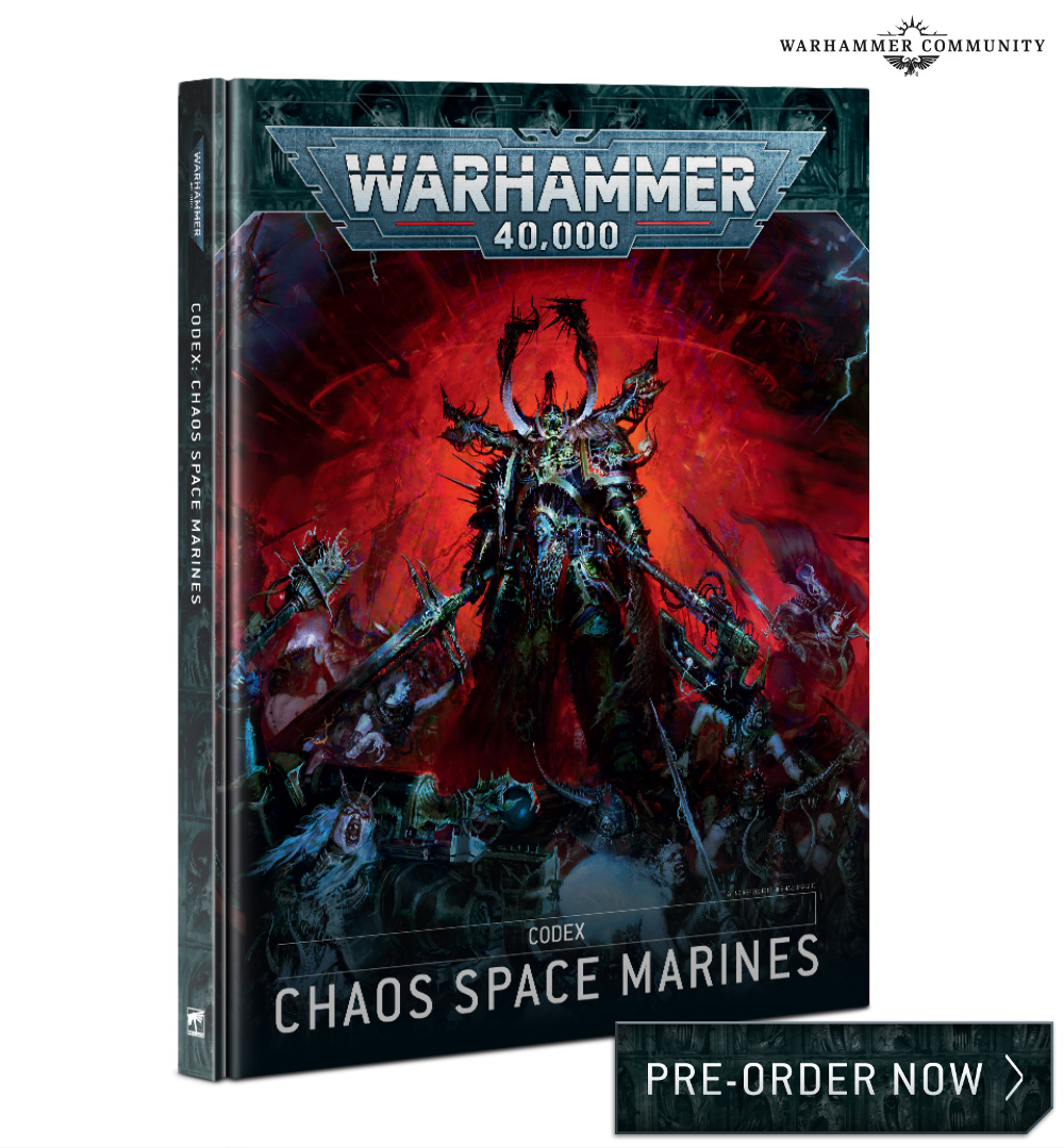 GW Warhammer 40K Chaos Space Marine LORD w/ Jump Pack NoS New in Box Fallen 