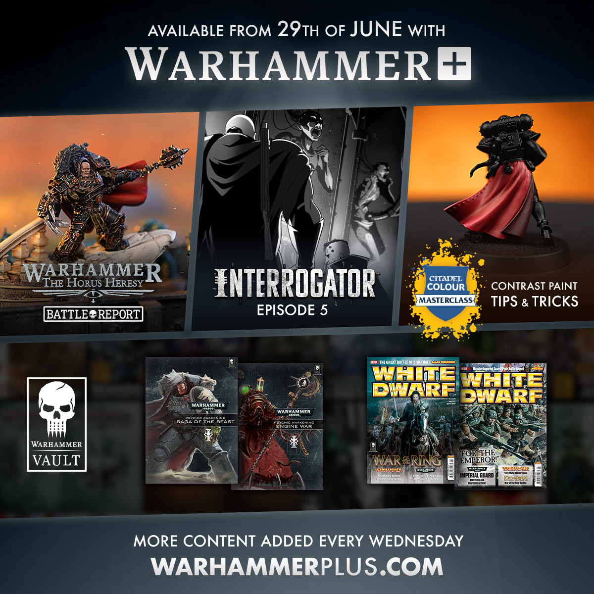 Warhammer Plus Schedule 29 June