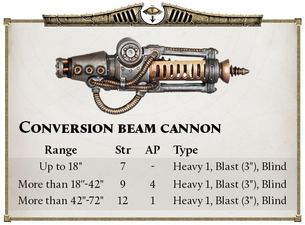 Conversion Beam Cannon