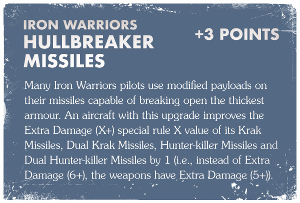 Hullbreaker Missiles – Iron Warriors