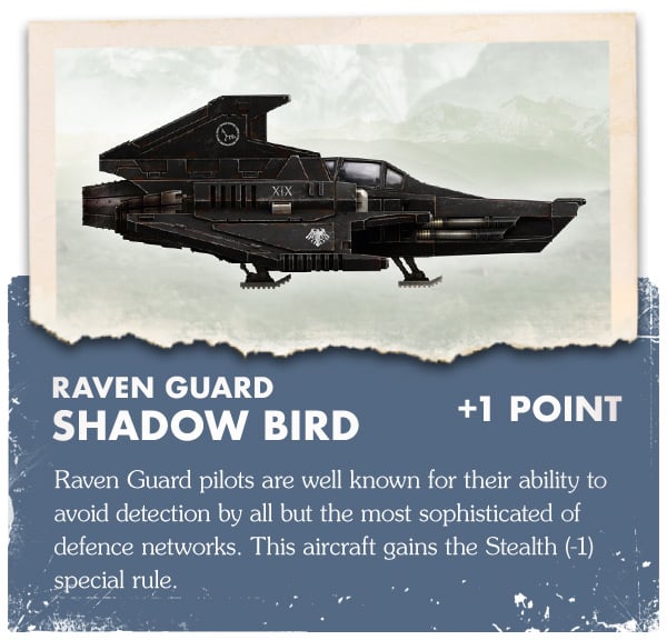 Shadow Bird – Raven Guard