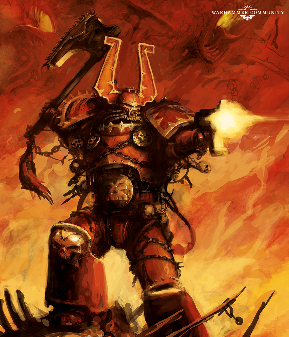 JH Miniatures on X: BLOOD FOR THE BLOOD GOD!! Angron has been revealed!  What a better way to celebrate it than to watch my video on How to Paint  WORLD EATERS?  #