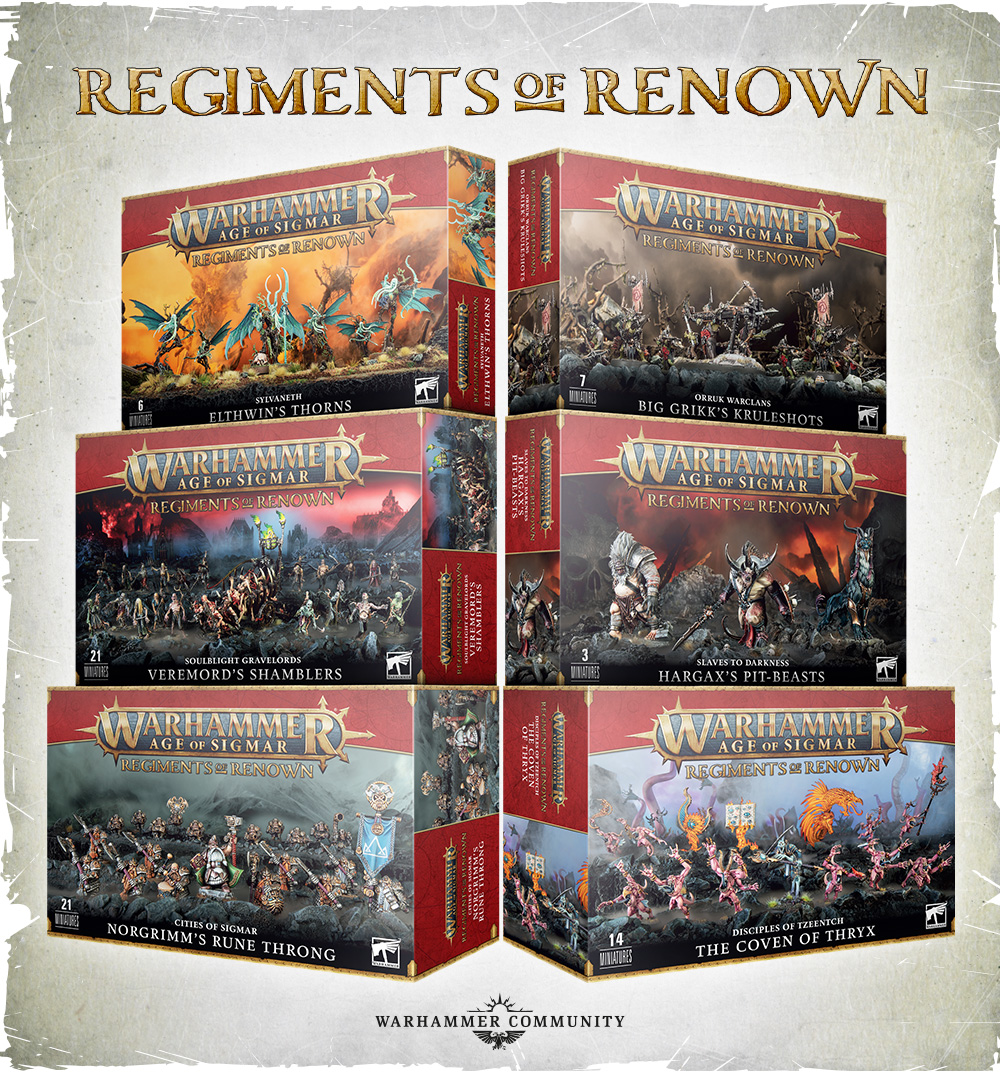 Regiments of Renown Let Your Warhammer Age Of Sigmar Army Hire Mercenaries  With Powerful Abilities - Warhammer Community