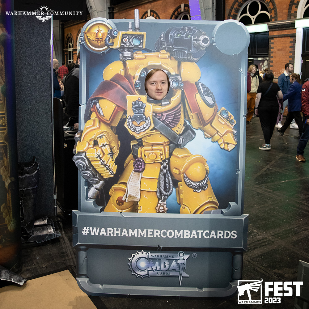 Warhammer 40k Imperator Titan walks at Warhammer Fest 2023