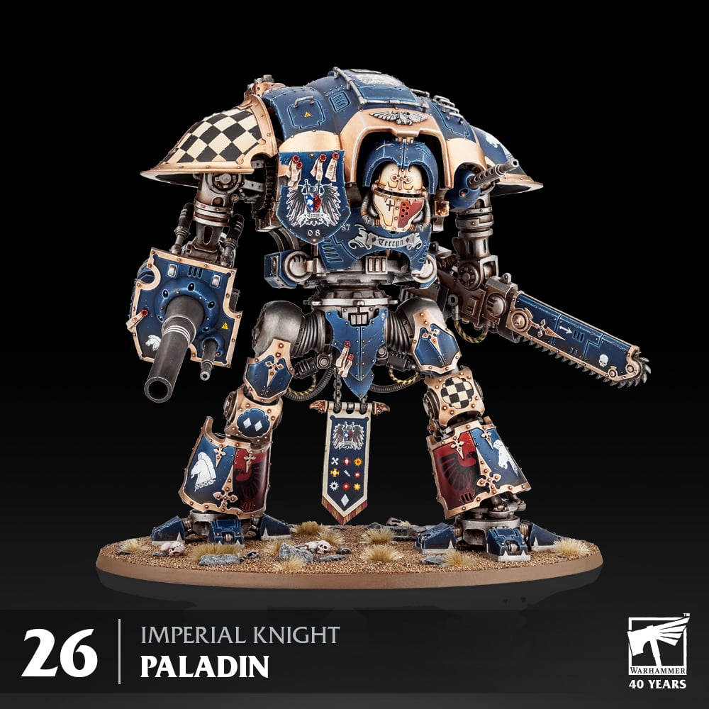 40 Years of Warhammer – The Imperial Knight Paladin Sallies Forth ...