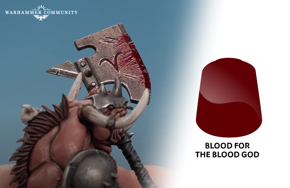 How to Paint with Blood for the Blood God 