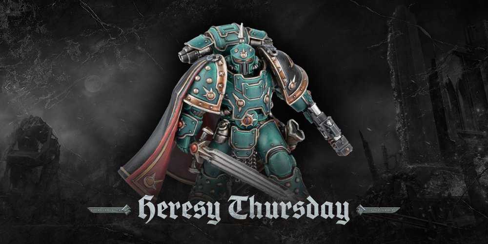 Warhammer: The Horus Heresy - For my next trick, I'll saw a Traitor in  half with my mind! Get a closer look at the new miniature for Warhammer:  The Horus Heresy