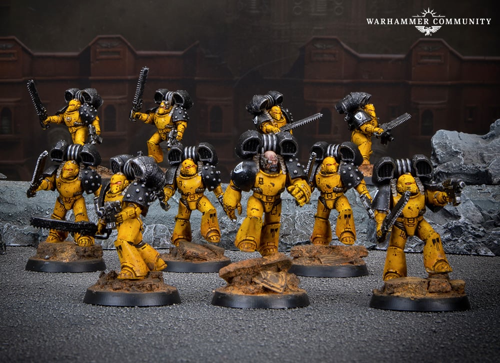 Horus Heresy: Assault Squad MKVI • games, miniatures, and supplies
